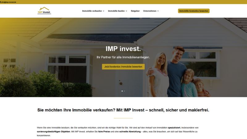 IMP invest. ist Partner von R&C Immobilien für smarte Investments und moderne Immobilienlösungen. IMP invest. ist Partner von R&C Immobilien für smarte Investments und moderne Immobilienlösungen.